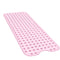 Bathtub and Shower Mats, Extra Long Non-Slip Bath Mat with 200 Big Suction Cups,Eco Friendly Bath Tub Mat for Kids 40 X 16 Inch,Machine Washable Bath Tub Mat for Bathroom (Pink)