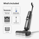 Tineco Floor ONE S5 Smart Cordless Wet Dry Vacuum Cleaner and Mop for Hard Floors, Digital Display, Long Run Time, Great for Sticky Messes and Pet Hair, Space-Saving Design