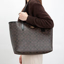 Coach 5696 Signature Tote Bag, Im/BrownBlack, Free Size
