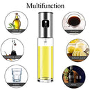 ZEREOOY Oil Sprayer for Cooking Olive Oil Sprayer Mister for Air Fryer Vegetable Vinegar Oil Portable Mini Kitchen Gadgets for Baking,Salad,Grilling,BBQ,Roasting (Two Pieces)