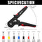 Ferrule Crimping Tool Kit - Sopoby Ferrule Crimper Plier w/ 1800pcs Wire Ferrules Wire Ends Terminals AWG 28-7, 0.08-10mm²