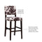 Linon Corey Bar Stool, Udder Madness