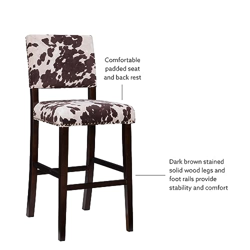 Linon Corey Bar Stool, Udder Madness