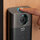 eufy S330 Video Smart Lock, 3-in-1 Camera+Doorbell+Fingerprint Keyless Entry Door Lock,BHMA, WiFi Lock,App Remote Control,2K HD,Doorbell Camera Chime,No Monthly Fee,SD Card Required (T8530)