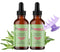 Rosemary Mint Hair Oil 2 Bottles 118 ML,Scalp Massager Comb (1PCS)