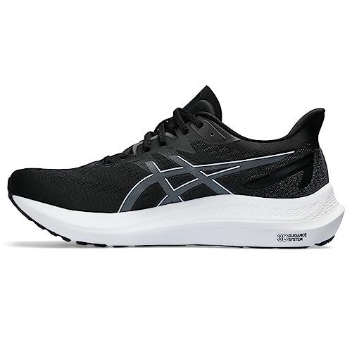 ASICS Men's GT-2000 12 Shoes, Black/Carrier Grey, 11 US