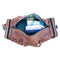 Leather Duffle Bags Large 24 Inch Square Duffel Travel Gym Sports Overnight Weekender Leather Bag for Men and Women by KPL