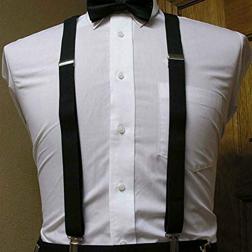 35/50mm Extra Wide Men's Adjustable Elastic Suspenders Clip On Braces Trouser AU (35mm)