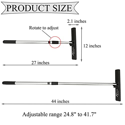 16 LB Magnetic Telescoping Pick Up Tool,Extendable Magnet Pickup Tool from 27" to 44",Heavy Duty Magnetic Nail Sweeper for Picking Nails,Screws,Metal Tools