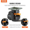 VEVOR Leveling Casters, Set of 4, 1000 kg Total Load Capacity, 63.5 mm, Heavy Duty with Upgraded Handle Design, 360 Degree Swivel Caster Wheels, Adjustable Casters with Feet for Workbench, Machine