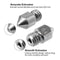 3D Printer Nozzles 5PCS, 0.4mm Tungsten Steel Alloy MK8 Nozzles for Most FDM 3D Printers Ender Series