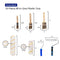 Pro Grade Paint Roller Cover Set,Wall Painting Roller Naps for Professional or Home Owners with All Paints and Stains. Paint Roller Covers are for House or Commercial Use. (10 Piece Set)