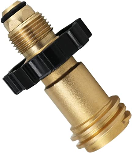 Propane Tank Adapter Converts POL to QCC1 / Type 1 with Wrench, Propane Hose Adapter Old to New Connection Type