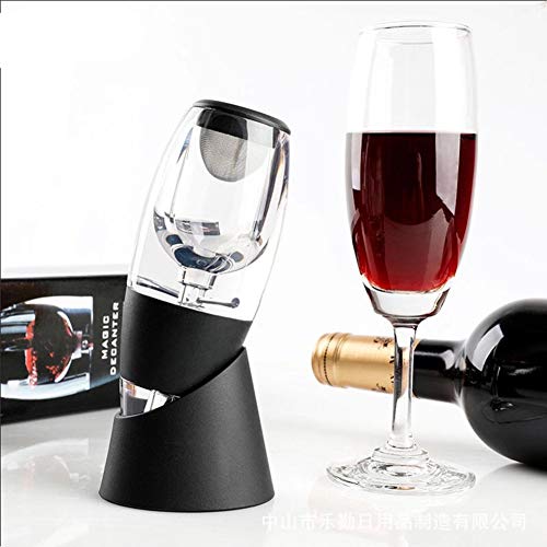 Tongke Wine Aerator Pourer - Premium Red Wine Pourer with Removable Leakage Net and PP Base