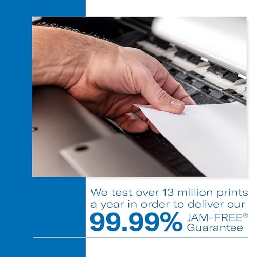 Hammermill Premium Laser Print 32lb Copy Paper, 8.5 x 11, 1 Ream, 500 Sheets, Made in USA, Sustainably Sourced from American Family Tree Farms, 98 Bright, Acid Free, Laser Printer Paper, 104646R