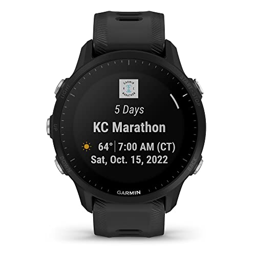 Garmin Forerunner® 955 Solar, Black, GPS Fitness Smartwatch