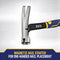 Irwin Tools IRWIN Hammer, Max Strike, 15oz High Velocity Steel Hammer (IWHT51015)