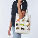 Animal Lover gift Australia Animal Tote Bag Kangaroo Koala Lover gift Platypus Crocodile Shopping Tote Bag (Animals-AU)