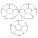 SOLUSTRE Wok Burner Wok Burner 3 Pcs Gas Ring Reducer Trivets Gas Stove Cooker Plate Coffee Pot Stand Wok Stove Rack Milk Pot Holder for Kitchen Gas Gas Stove Accessories Wok Ring Wok Ring