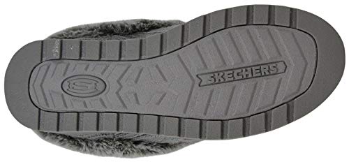 Skechers BOBS from Women's Keepsakes Ice Angel Slipper, Charcoal, 9 M US