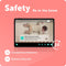 Cubo Ai Plus Smart Baby Monitor with Wall Mount: Sleep Safety Alerts for Covered Face, Danger Zone & Sleep Analytics - 1080p HD Night Vision Camera, 2-Way Audio, Cry & Temperature Detection…