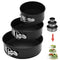 Springform Cake Pan Set of 3 (4,7,9 Inch) - Round Nonstick Baking Pans Spring Form for Cheesecake, Cake Pan/Springform Cake Tin/Cheesecake Pan Set with Removable Bottom