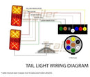 Led Trailer Tail Lights Truck Caravan Ute Boat Light Screw Waterproof Adr