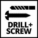 Einhell Cordless Drill TE-CD 18/45 3X-Li+22 Power X-Change (18 V, 45 Nm, Angle Attachment, Eccentric Attachment, 22-Piece Bit Set, 2 x 2.0 Ah Battery, Charger + E-Box)