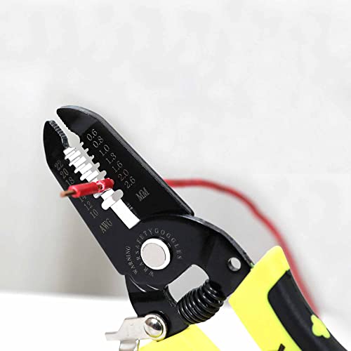 10-22 AWG Wire Strippers, 5-in-1 Multi-functional Wire Stripper Tool, Wire Cutters for Quick Stripping Without Core Damage, Wire Crimper with Insulated Handle, And Comfortable Hand Feeling.