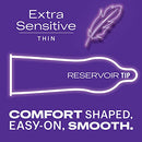 Durex Extra Sensitive Condom, Natural 24 count