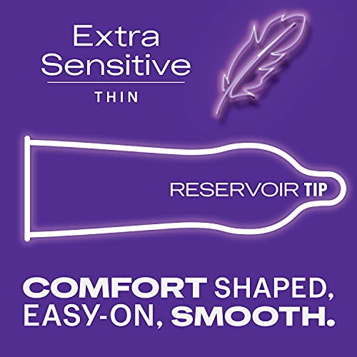 Durex Extra Sensitive Condom, Natural 24 count