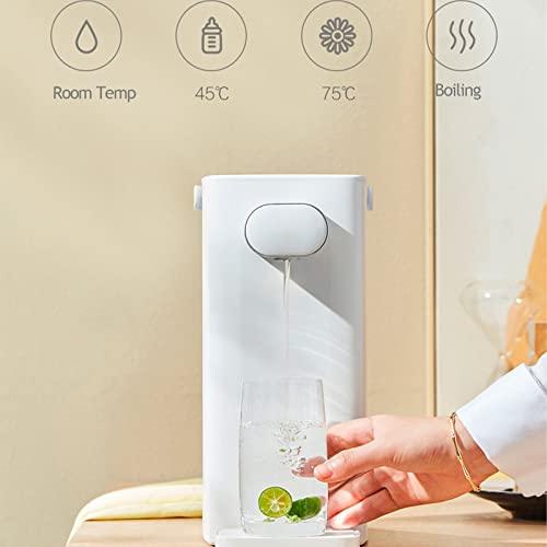 XiaoMi Instant Water Heating Station, 3 Secs Instant Hot Water Dispenser for Quick Heating & Outputting, 4 Temperatures, 3L Water Tank Capacity, High Temp Safety Lock, Zero Installation (White)