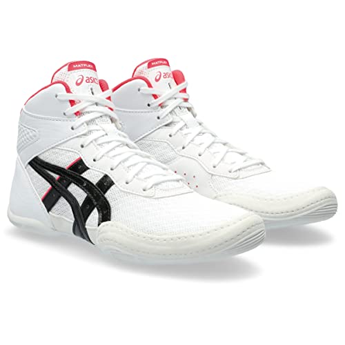 ASICS Kid's Matflex 7 Grade School Wrestling Shoes, White/Diva Pink, 3 Big Kid
