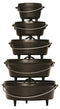 Lodge L10DCO3 Cast Iron Deep Camp Dutch Oven, Pre-Seasoned, 5-Quart