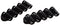 Remington KF40E Heated Hair Rollers Easy-Clip System Ion Technology 3 Sizes (19 mm, 22 mm, 27 mm) Black/Purple