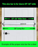 Doorricade Door Security Bar-by -Secure The Entire Width of Your Inward Opening Door with a Proper Security Door Barricade Lock