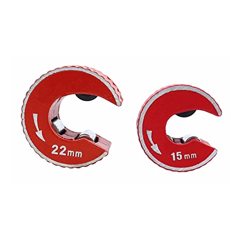 1/2Pcs Copper Pipe Cutter, 15 mm / 22mm Tube Cutter for Copper Tubing/Hand Operated