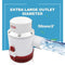 WAVEFLO 4700GPH Boat Bilge Pump 12V Marine Submersible Electric Water Pump Non-Automatic Output Hose 2"