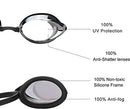 Swim Goggles, Anti Fog UV Protection No Leaking Swimming Goggles for Adult, Men, Women, Youth