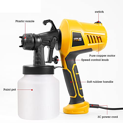 500W Detachable Spray Gun Cake Chocolate Spray Gun High Pressure Electric Spray Gun Portable Spray Gun