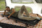 KingCamp Ultra-light Folding Camping Bed for Home Festivals Outdoors Weight Capacity 120kg (Grey)