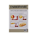 Farberware Apple Peeler, Slicer and Corer, Small, Red