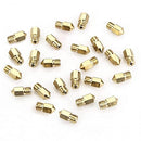 0.4MM MK8 Ender 3 Nozzles 25 pcs 3D Printer Brass Nozzles Extruder for Makerbot Creality CR-10 with 5 Needles (0.4mm)