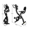 Genki X-Bike Magnetic Exercise Bike Folding Upright Cycling Spin Bike Recumbent Bicycle Home Gym Fitness 10 Resistance w/Bluetooth App Phone Holder