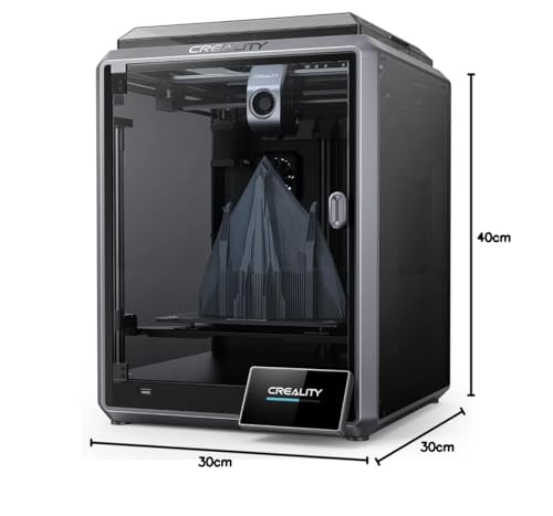 Creality K1 3D 600mm/s Printing Speed 300℃ High-Temp 32mm³/s Flow Hotend Auto Level Dual-Gear Direct Extruder, 220 * 220 * 250mm
