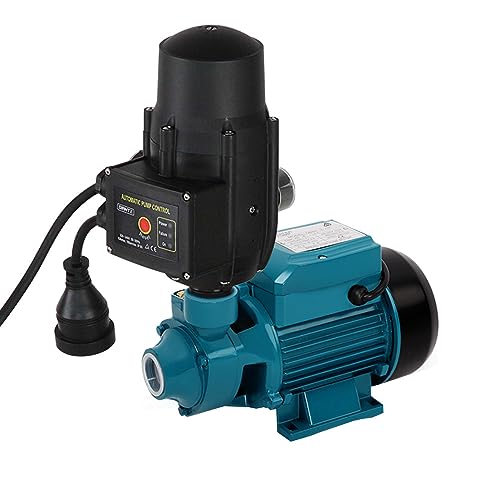 Giantz Water Pump, 240V 2100L/H Electric High Pressure Garden Pumps Controller Irrigation for Pool Pond Tank Home Farm Car Clean, Head Steady Fow Black