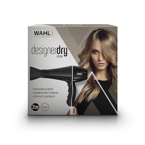 Wahl Designer Dry Hair Dryer, Black