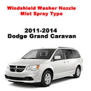 ZHParty 2 Pcs Front Windshield Washer Nozzle Wiper Spray Jet Fits Jeep Grand Cherokee 2011-2021, Fits Dodge Grand Caravan 2011-2014, Fits Dodge Durango 2011-2018 - Replace OEM
