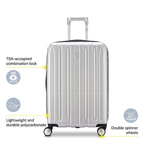 DELSEY Paris Titanium Hardside Expandable Luggage with Spinner Wheels, Black Cherry Red, 3-Piece Set (19/25/29), Titanium Hardside Expandable Luggage with Spinner Wheels