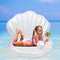 Zcaukya Inflatable Seashell Pool Float, 45.2 Inch Giant Clam Air-Filled Toys with Pearl Ball for Kids Birthday Party Swimming Pool Summer Beach Party Mermaid Ocean Theme Party Decor